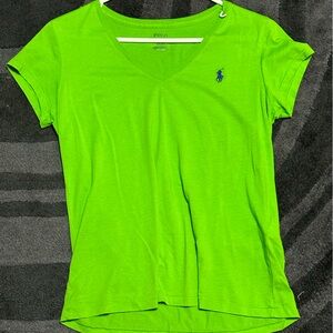 Women’s Large Ralph Lauren V Neck T Shirt